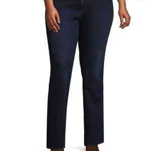 22w DARK short bootcut jeans 22w